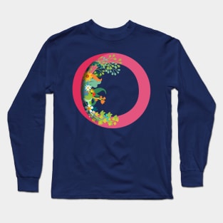 Tropical alphabet O Long Sleeve T-Shirt